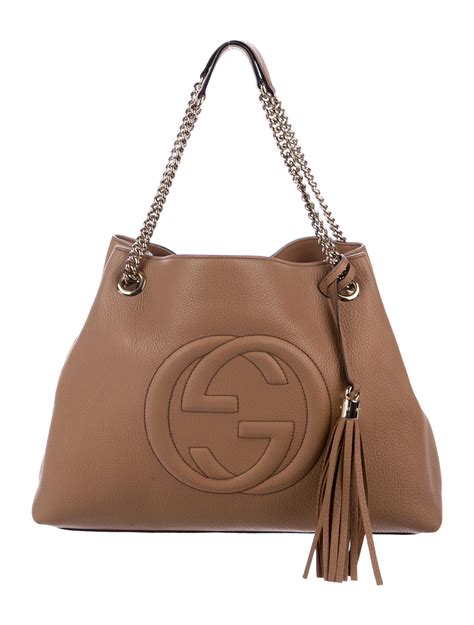 gucci soho tote gold|Gucci soho tote medium.